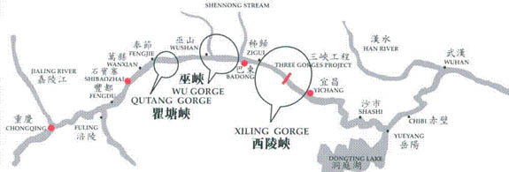 Three Gorges Map